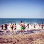 Teens im Meer